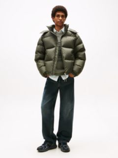 Down Hooded Ripstop Alaska Puffer Jacket — Green 2
