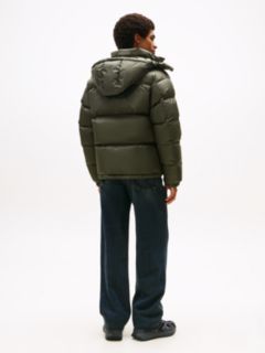 Down Hooded Ripstop Alaska Puffer Jacket — Green 5
