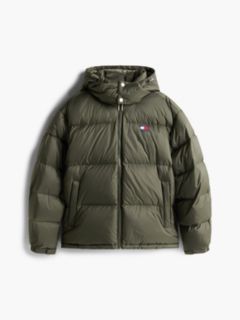 Down Hooded Ripstop Alaska Puffer Jacket — Green 7