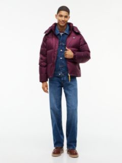Down Hooded Ripstop Alaska Puffer Jacket — Purple 2