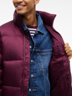 Down Hooded Ripstop Alaska Puffer Jacket — Purple 4