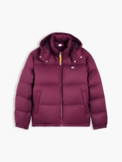 Down Hooded Ripstop Alaska Puffer Jacket — Purple 6