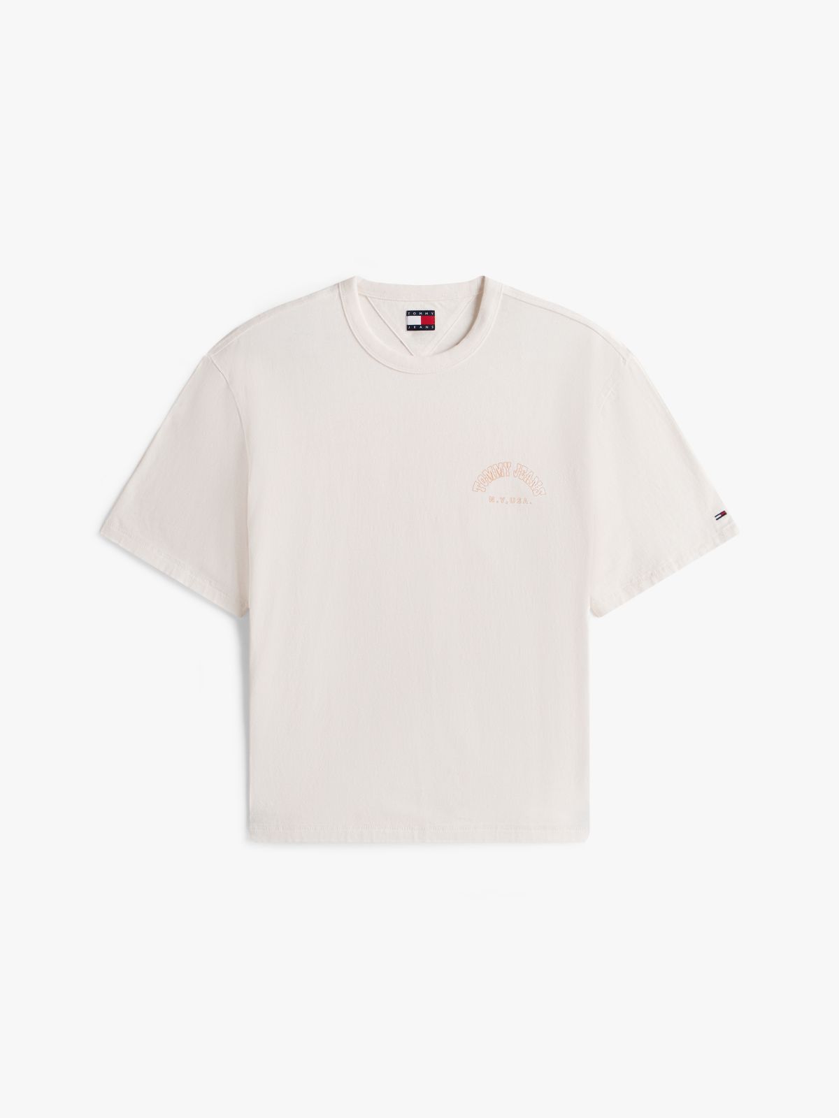 90s Western Back Logo T-Shirt — Beige
