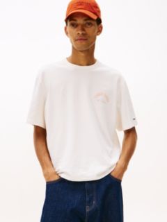 90s Western Back Logo T-Shirt — Beige 1