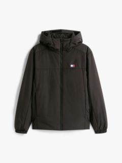 Water Repellent Ripstop Hooded Padded Jacket — Black 5