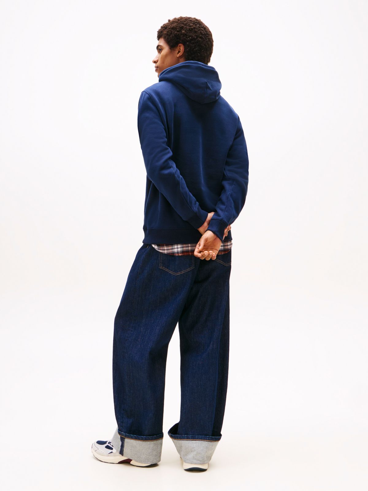 Logo Terry Hoody — Blue