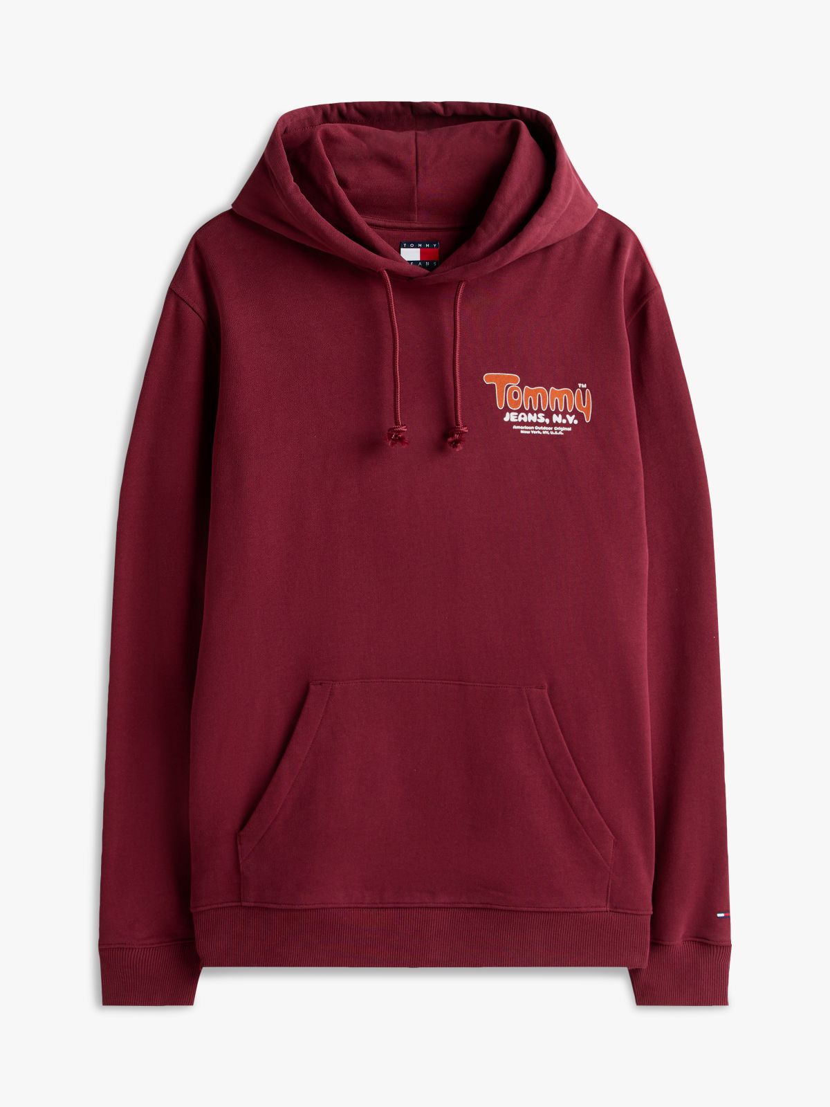 Logo Terry Hoody — Burgundy