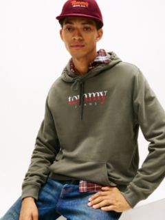 Logo Drawstring Terry Hoody — Green 2