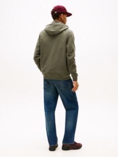 Logo Drawstring Terry Hoody — Green 4