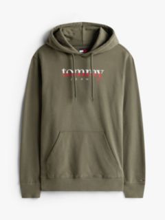 Logo Drawstring Terry Hoody — Green 5