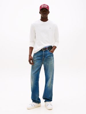 multi 2-pack slim long sleeve t-shirts for men tommy jeans