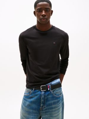multi 2-pack slim long sleeve t-shirts for men tommy jeans