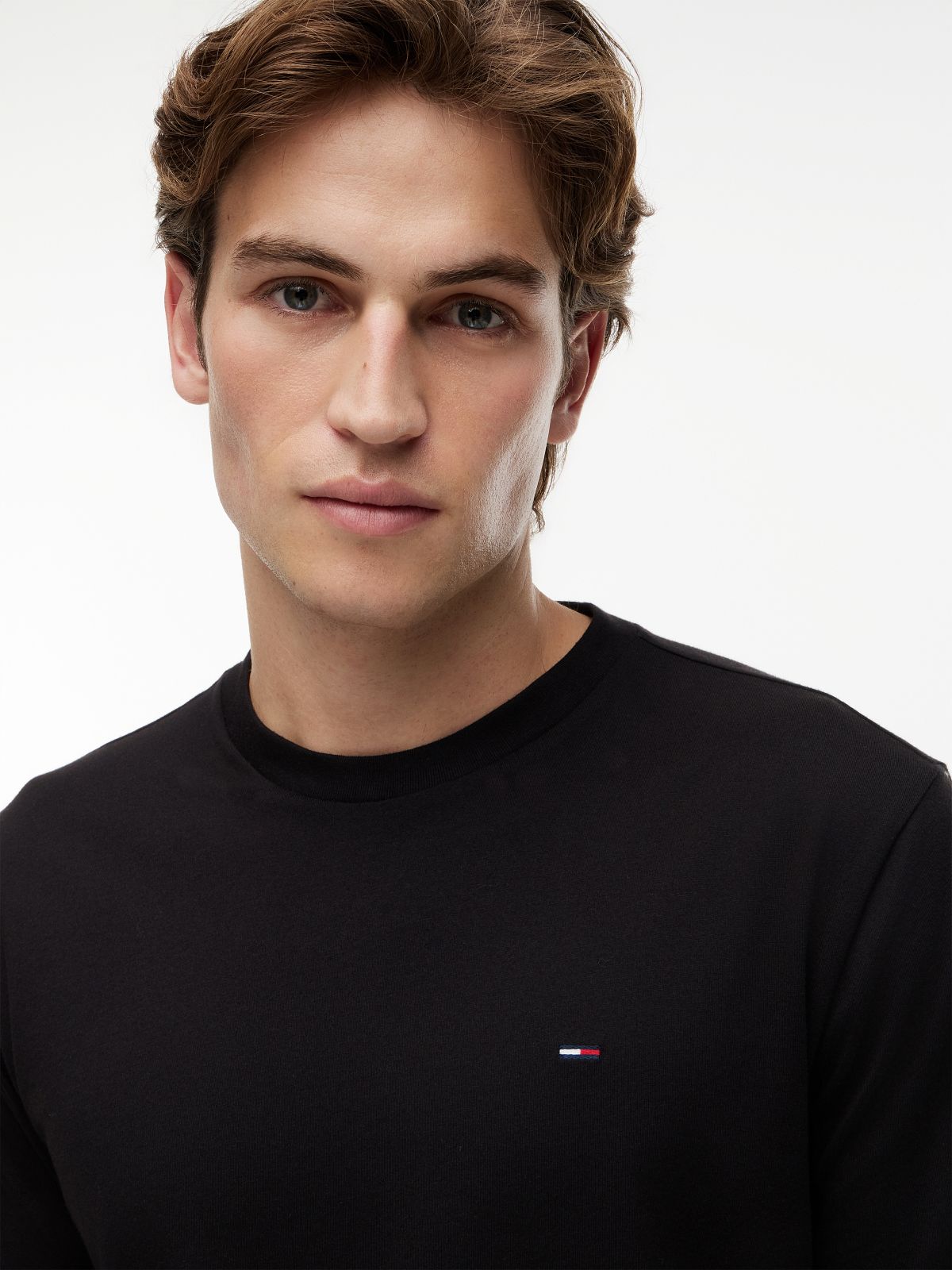 2-Pack Tommy Flag Slim Long Sleeve T-Shirts — Multi