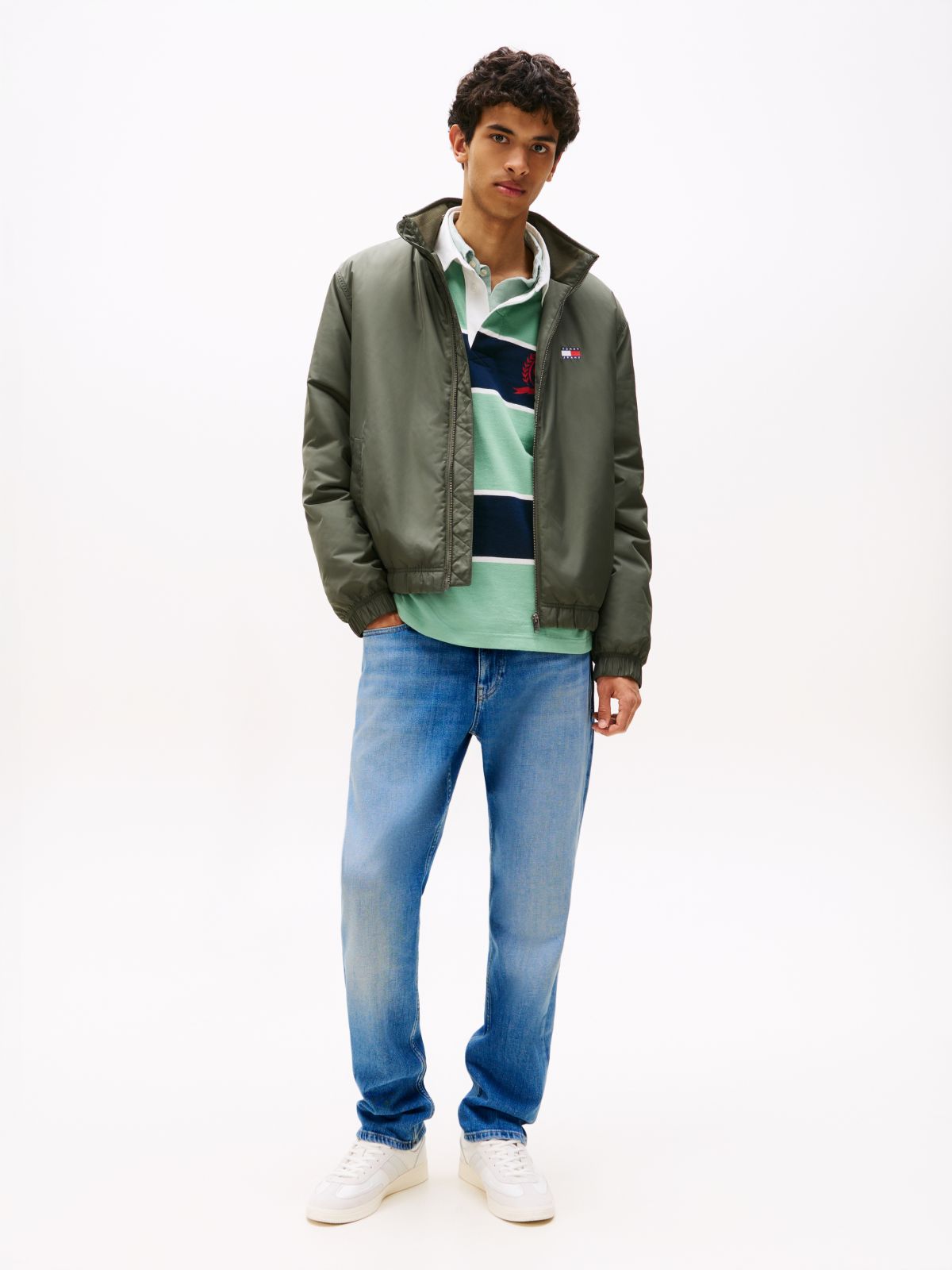 Ryan Faded Slim Straight Leg Jeans — Blue