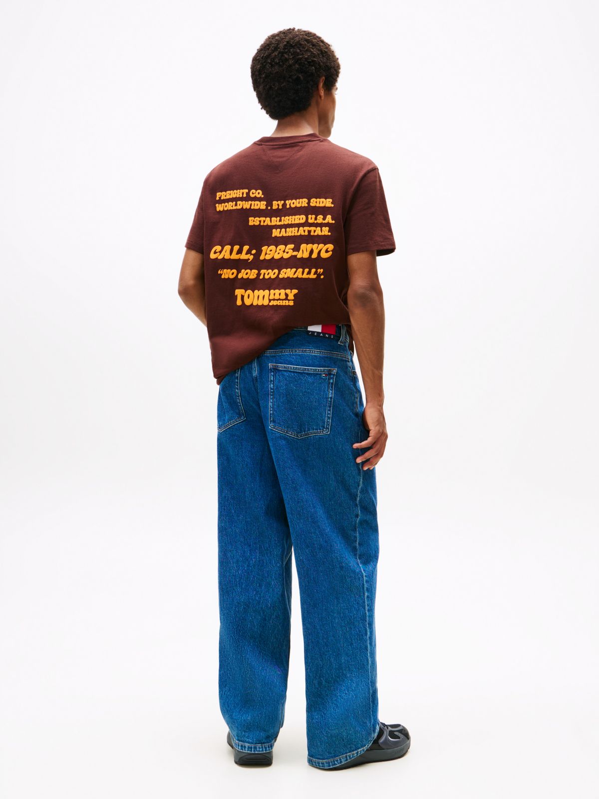 Theo Faded Loose Jeans — Blue