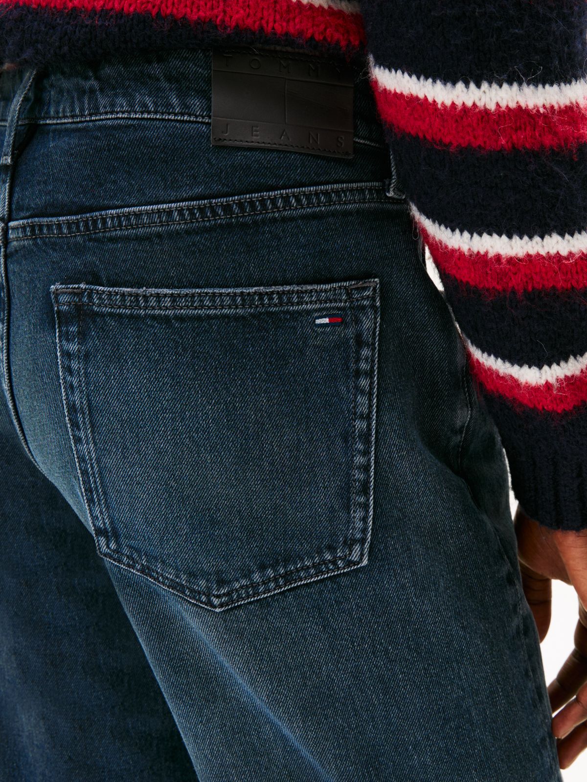 Sonny Overdyed Regular Tapered Leg Jeans — Blue