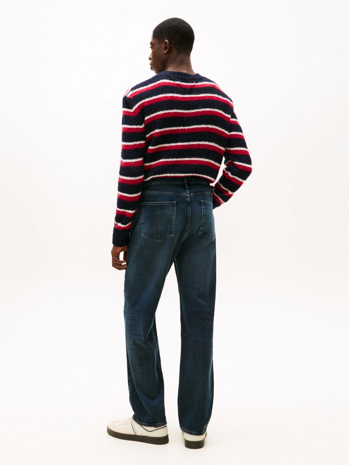 Sonny Overdyed Regular Tapered Leg Jeans — Blue
