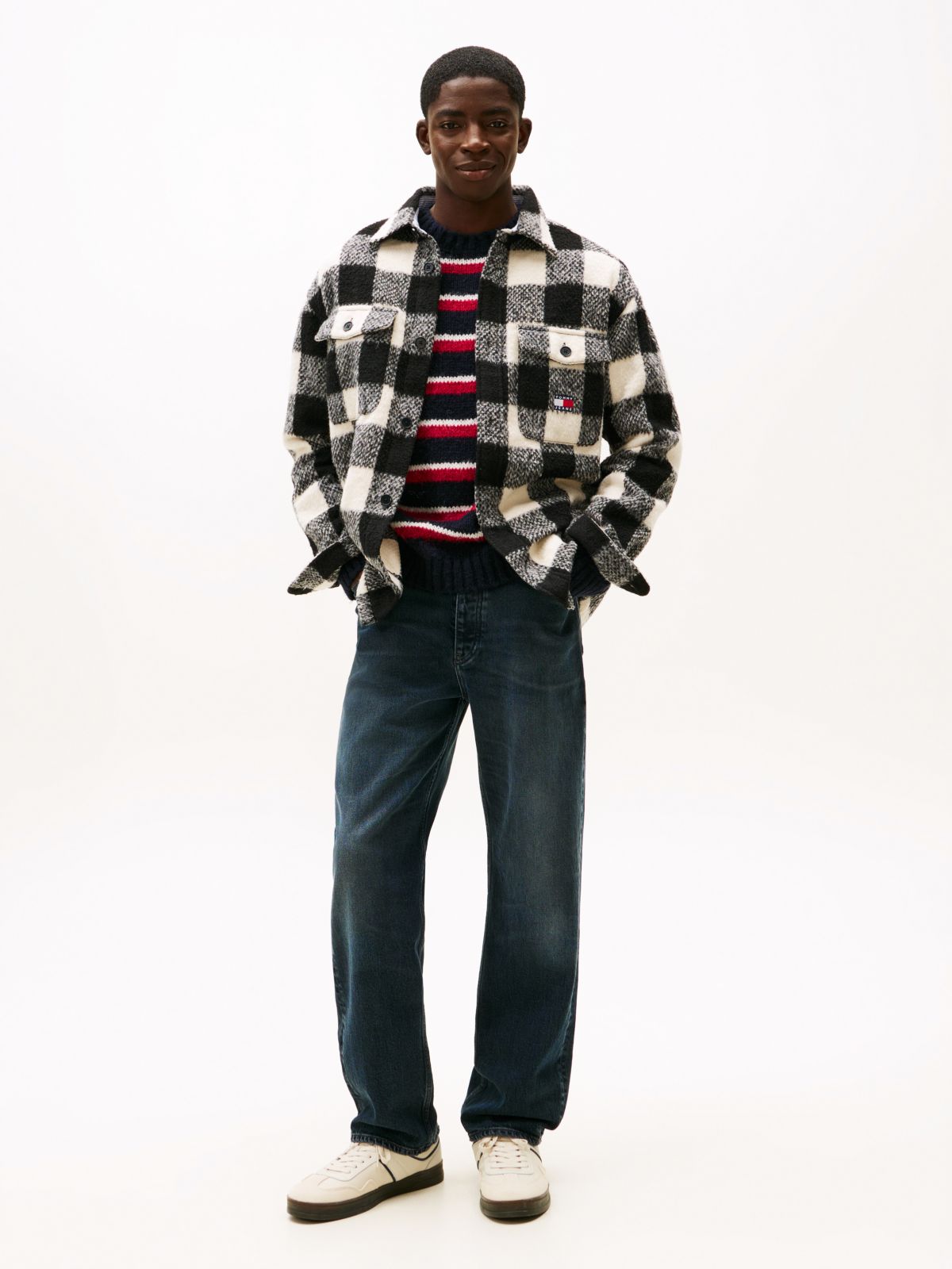 Sonny Overdyed Regular Tapered Leg Jeans — Blue