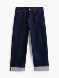 Theo Turn-Up Loose Jeans — Blue 5