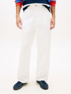 Theo Loose White Jeans — White 2