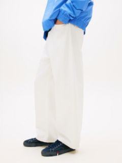 Theo Loose White Jeans — White 3