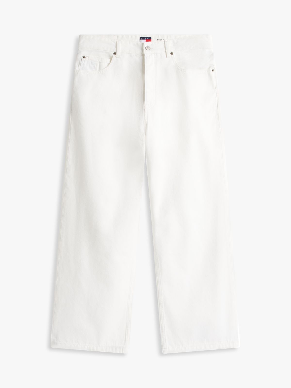 Theo Loose White Jeans — White