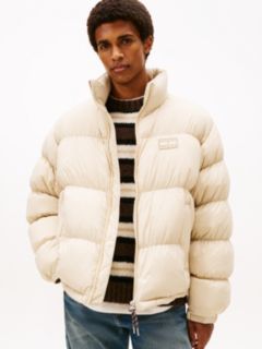 Down Relaxed Alaska Puffer Jacket — Beige 1