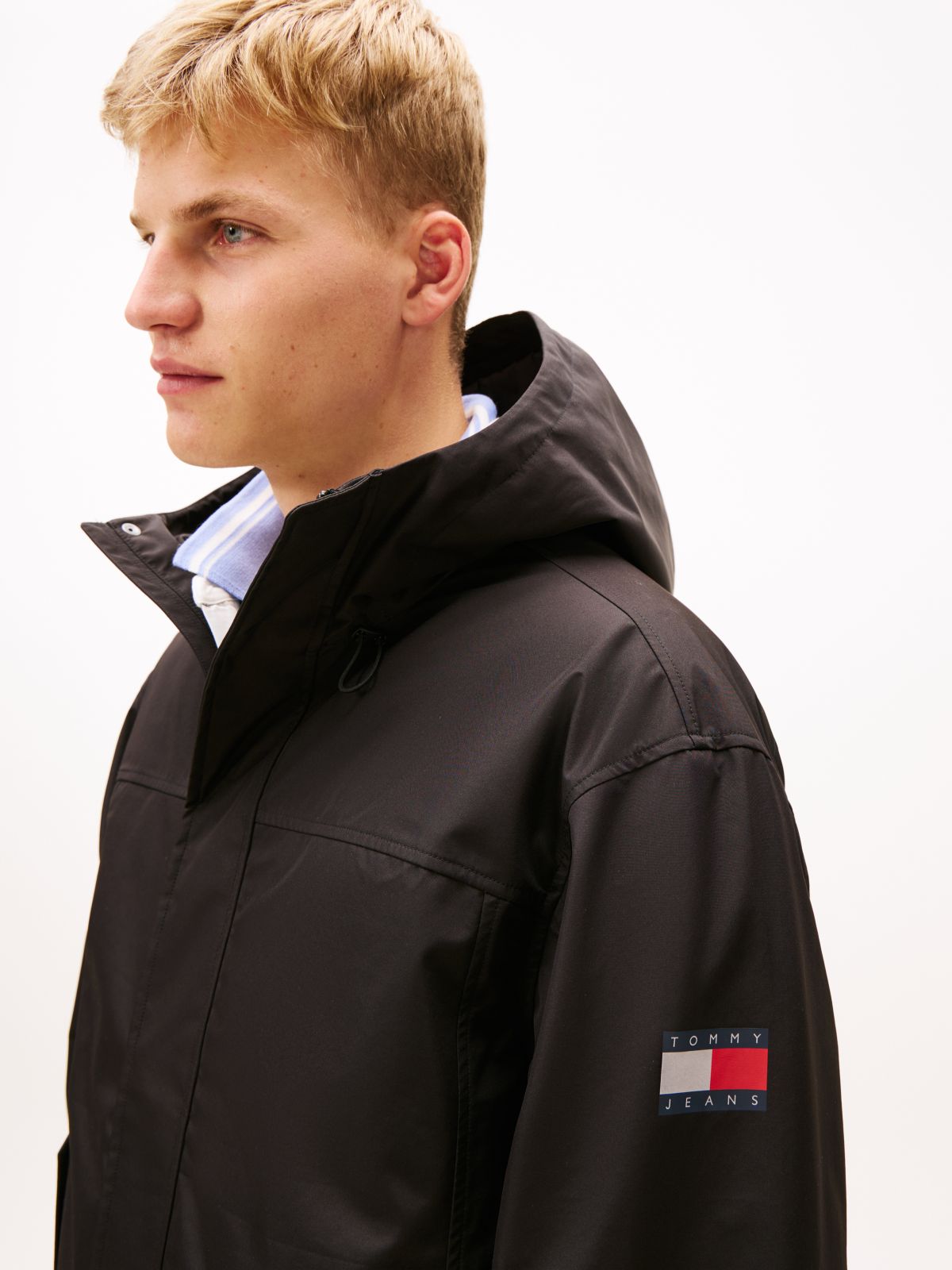 3-in-1 Padded Chicago Windbreaker — Black