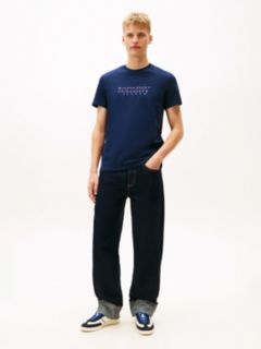Logo Jersey Slim T-Shirt — Blue 3