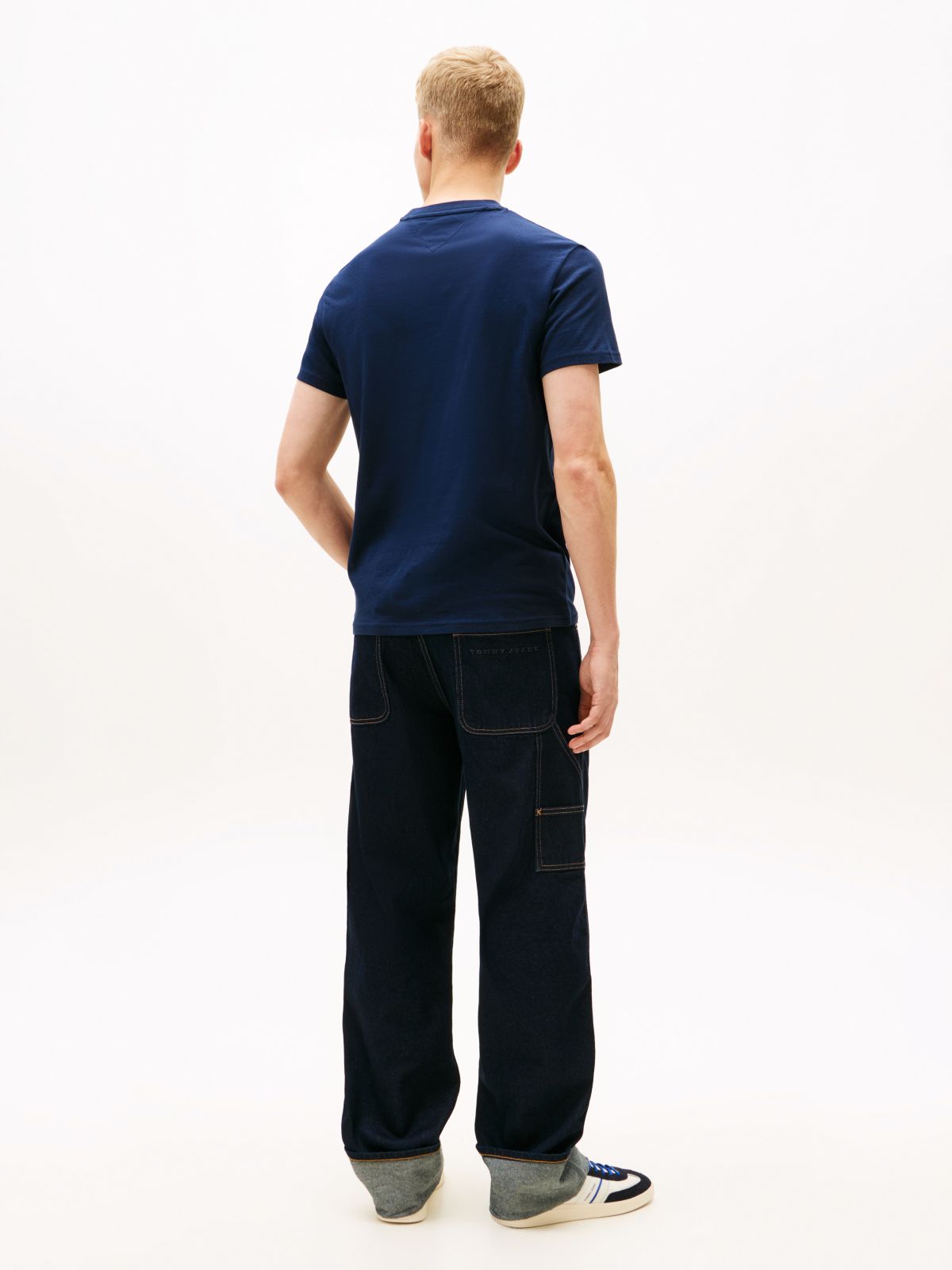 Logo Jersey Slim T-Shirt — Blue
