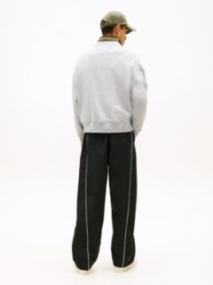 90s Tonal Flag Badge Sweatshirt — Grey 4