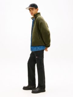Otis Canvas Straight Cargo Trousers — Black 3