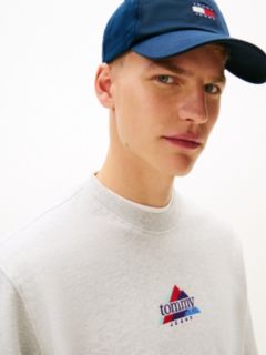 Mountain Logo Embroidery Terry Sweatshirt — Grey 2