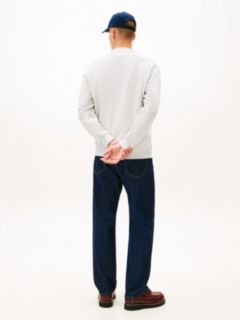 Mountain Logo Embroidery Terry Sweatshirt — Grey 4