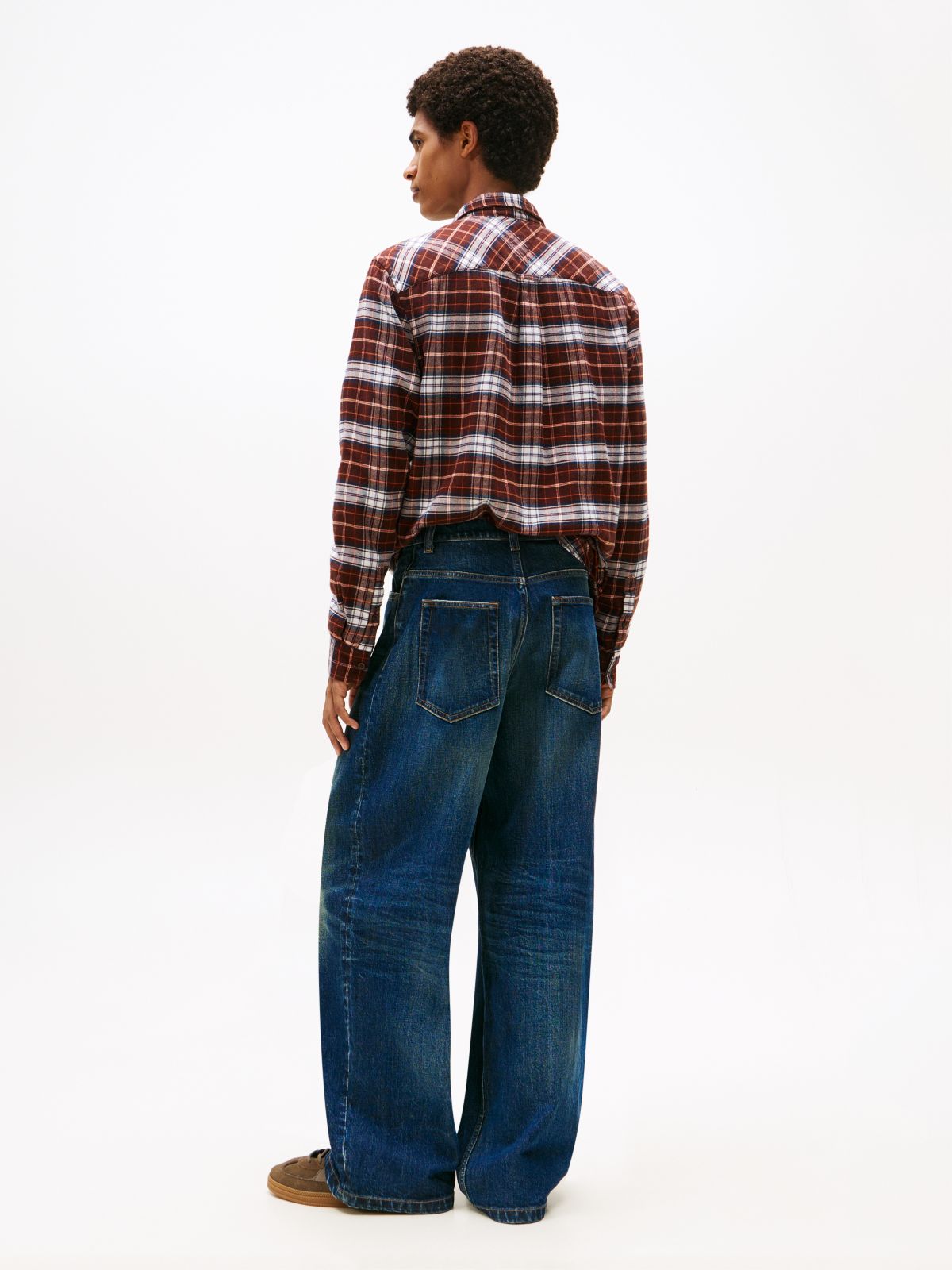 Theo Faded Loose Jeans — Blue