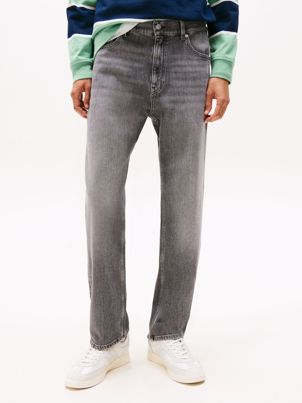 Sonny Faded Regular Tapered Leg Jeans — Grey