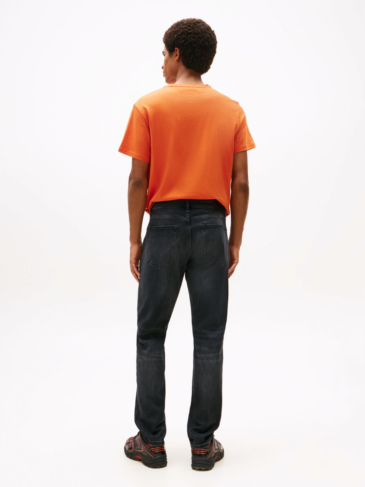 Austin Black Slim Tapered Leg Jeans — Black