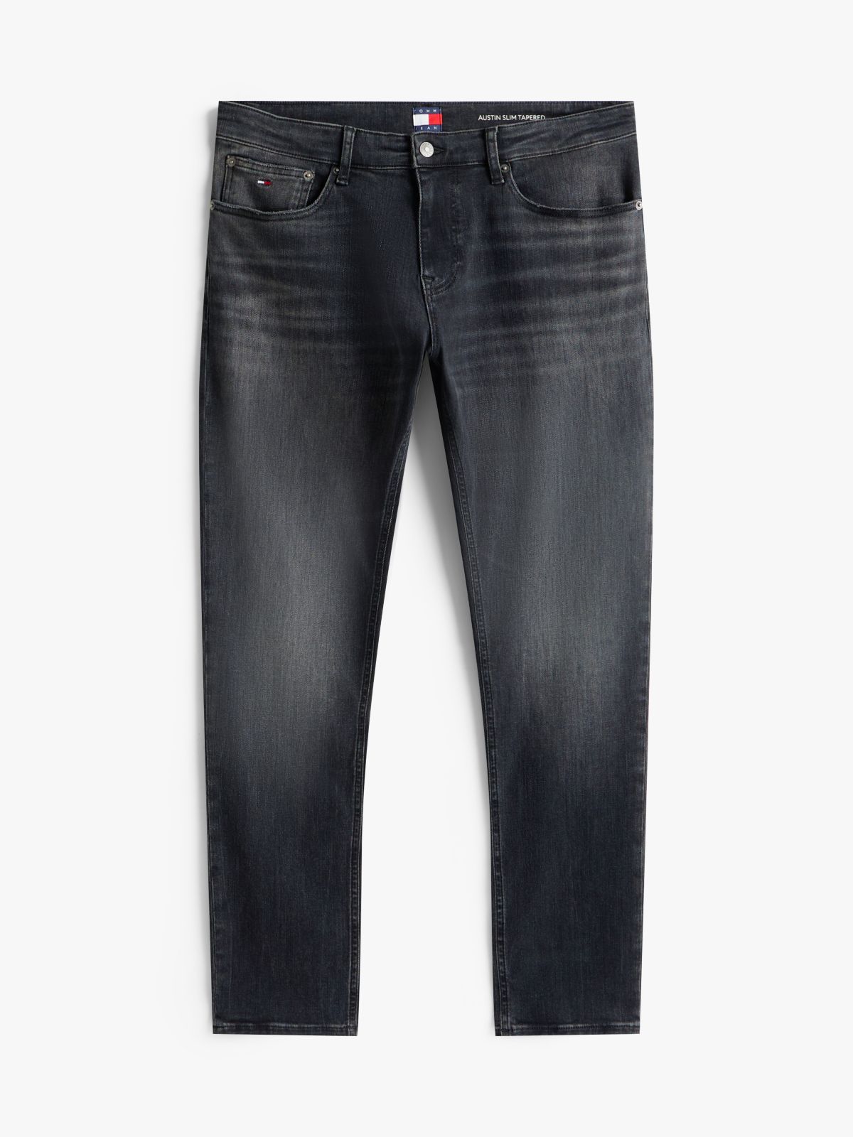 Austin Black Slim Tapered Leg Jeans — Black