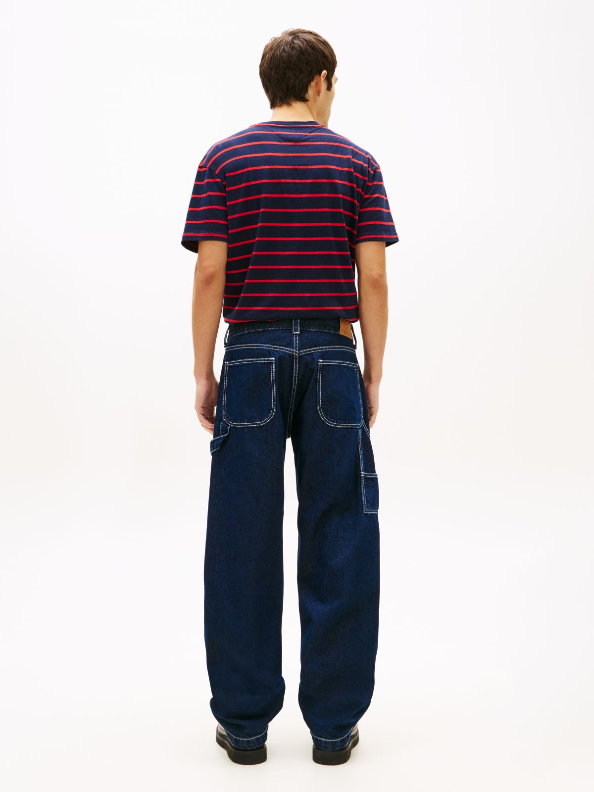 Jaimie Loose Straight Carpenter Jeans — Blue