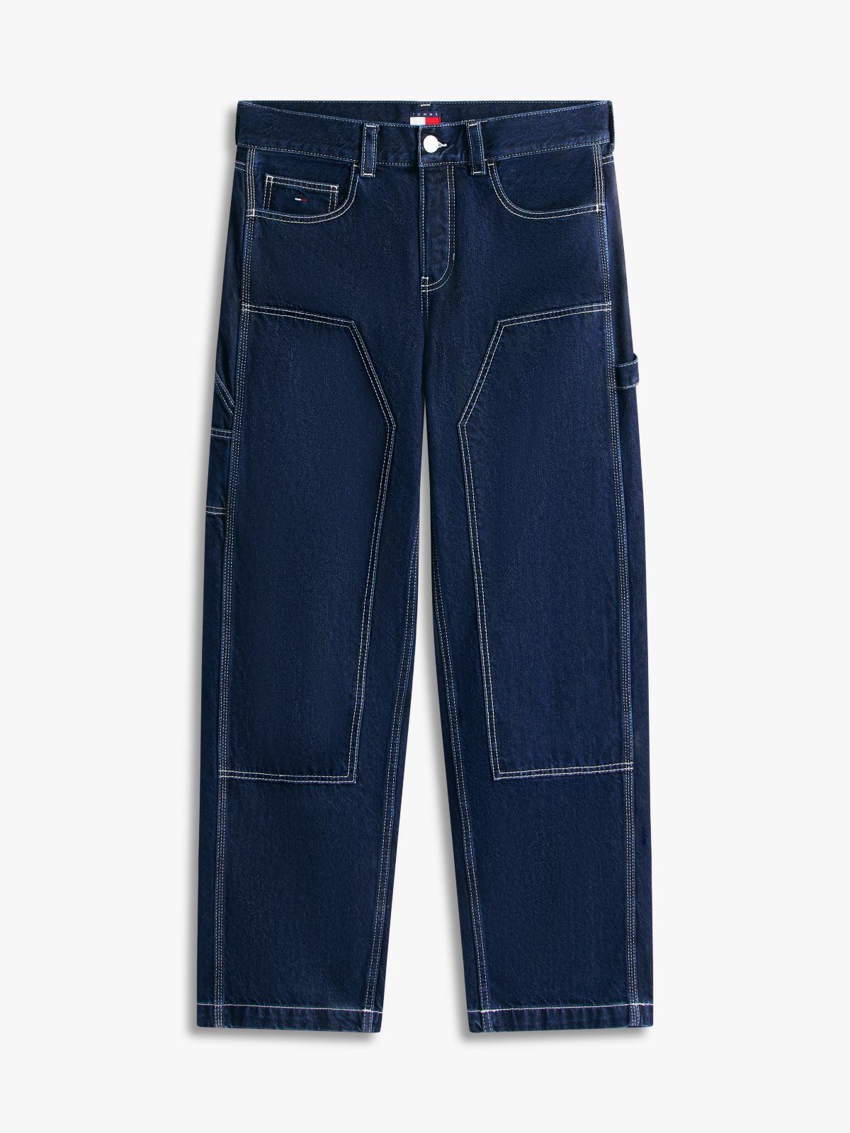 Jaimie Loose Straight Carpenter Jeans — Blue