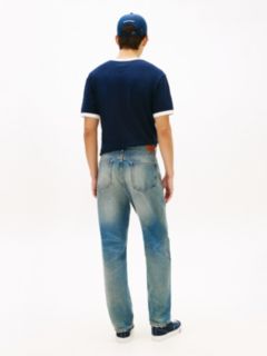 Sonny Tapered Leg Distressed Jeans — Blue 4