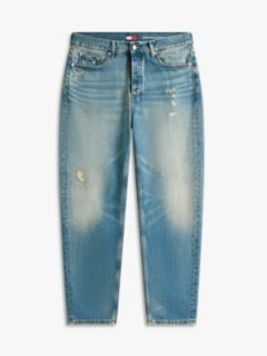 Sonny Tapered Leg Distressed Jeans — Blue 5