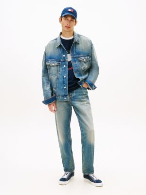 jeans sonny regular fit affusolati blue da uomini tommy jeans