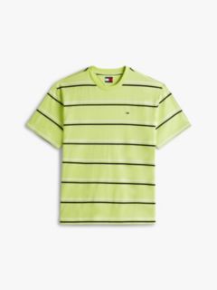 Hilfiger Flag Stripe Relaxed Jersey T-Shirt — Green 5