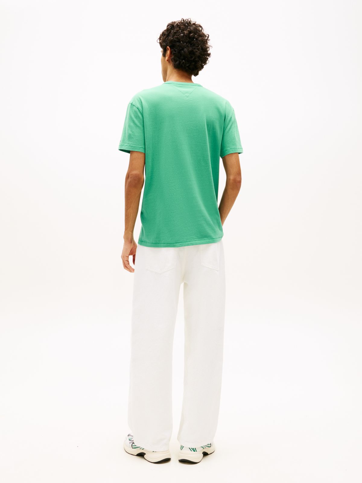 Graphic Peached Jersey T-Shirt — Green