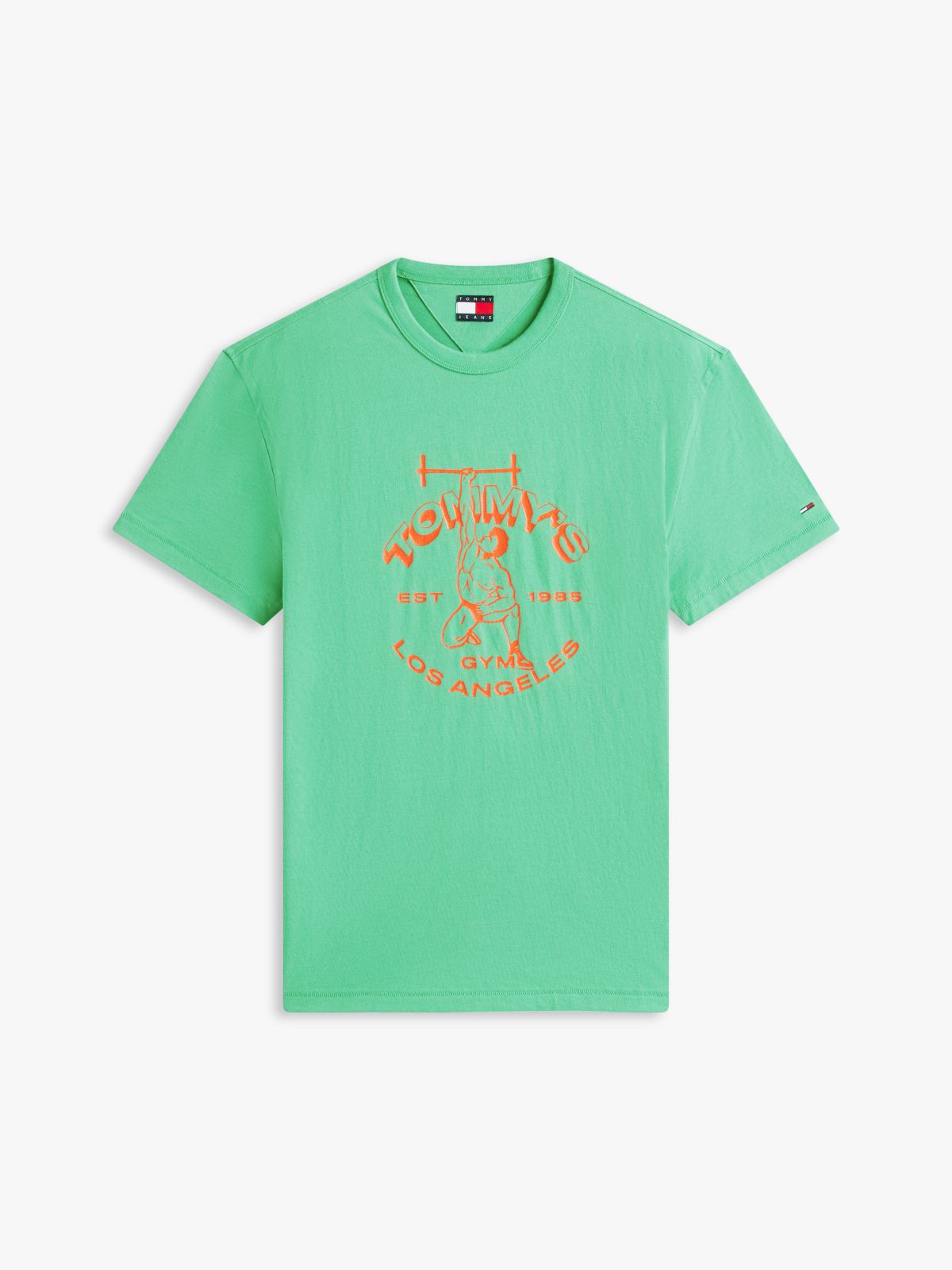 Graphic Peached Jersey T-Shirt — Green