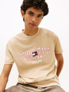 Wavy Flag Jersey T-Shirt — Beige 2