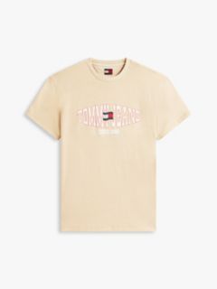 Wavy Flag Jersey T-Shirt — Beige 5