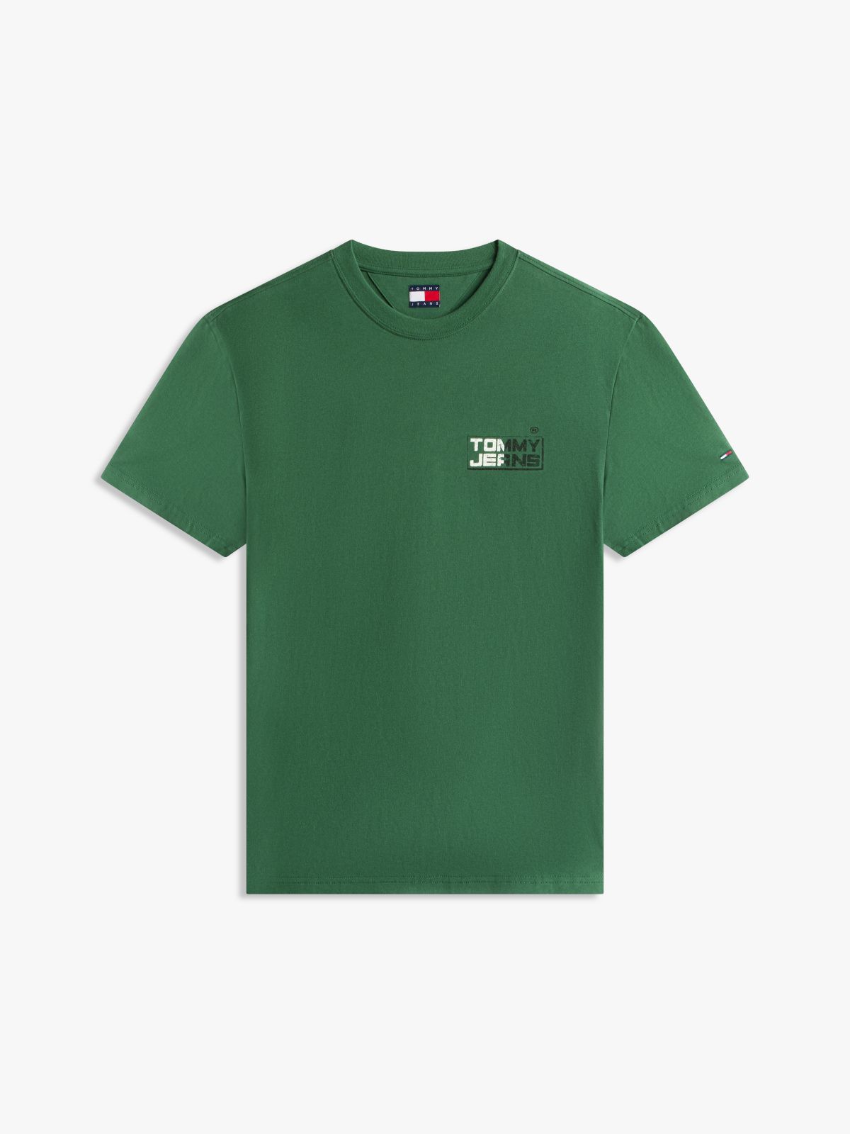 Back Logo Relaxed Jersey T-Shirt — Green