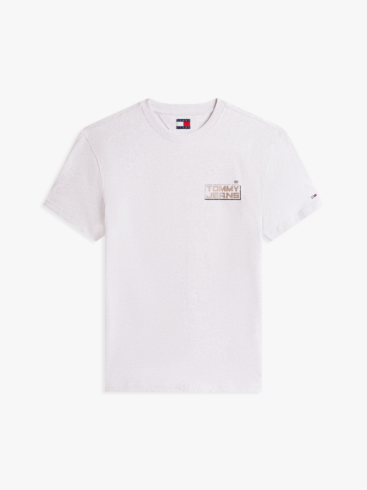 Back Logo Relaxed Jersey T-Shirt — Grey